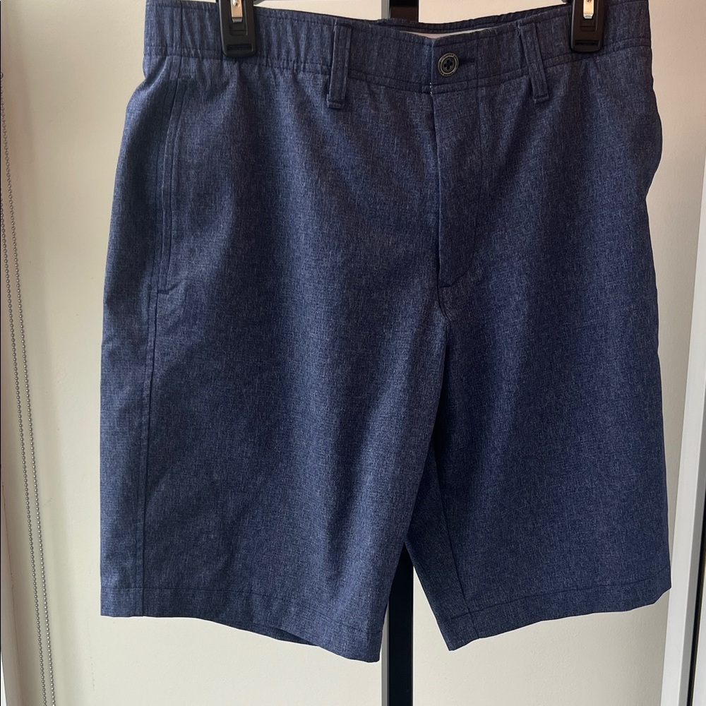 Under Armour Men's Blue Flat Front Shorts Size 38